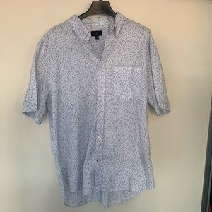 Club Monaco Short-Sleeve Shirt Men’s Slim Fit XL